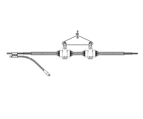 OPGW光纜雙懸垂線夾
