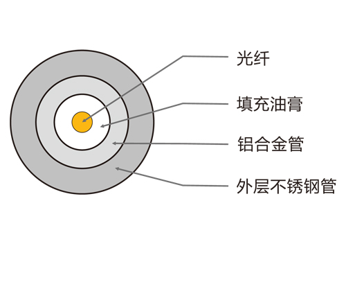 不銹鋼管測(cè)溫光纜